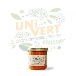 Crème de poivrons oranges BIO - Le pot de 140gr