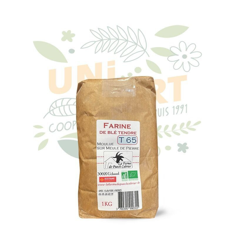 Farine de blé T65 BIO - 1kg