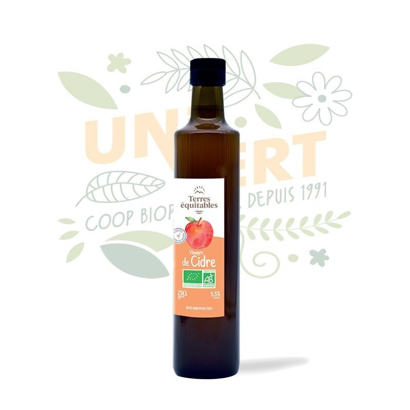 Vinaigre de cidre BIO - la bouteille 50 cl